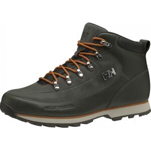 Helly Hansen Wasserabweisender wintertauglicher Herren Leder Freizeitschuh. Farbe: Grün / Größe: 40