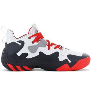 Adidas James Harden Vol. 6 - Herren Sneakers Basketball Schuhe Weiß-Blau Original