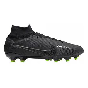 Nike ZOOM SUPERFLY 9 ELITE AG-PRO - Fußballschuhe - Männer - black/dark smoke grey/summit white/volt Men