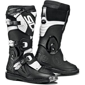 Sidi Flame Kinder Motocross Stiefel - Schwarz Weiss - 42 - unisex