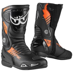 Berik Shaft 3.0 Motorradstiefel - Schwarz Orange - 45 - unisex