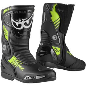 Berik Shaft 3.0 Motorradstiefel - Schwarz Gelb - 45 - unisex