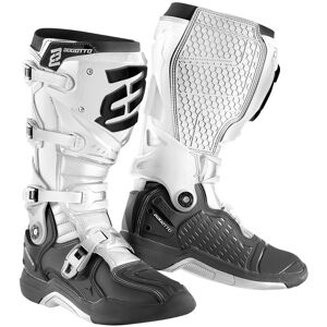 Bogotto MX-7 G Motocross Stiefel - Schwarz Weiss - 45 - unisex