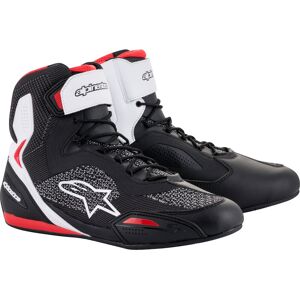 Alpinestars Faster 3 Rideknit, Schuhe Schwarz/Weiß/Rot 7 male