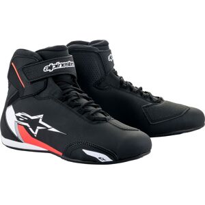 Alpinestars Sektor, Schuhe Schwarz/Weiß/Neon-Rot 12 male