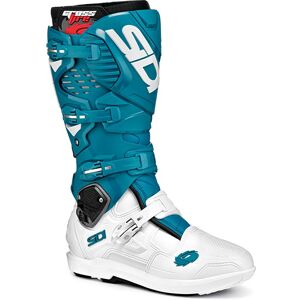 Sidi Crossfire 3 SRS, Stiefel Weiß/Petrol 46 EU male