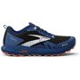 brooks cascadia 17 gtx black blue firecracker