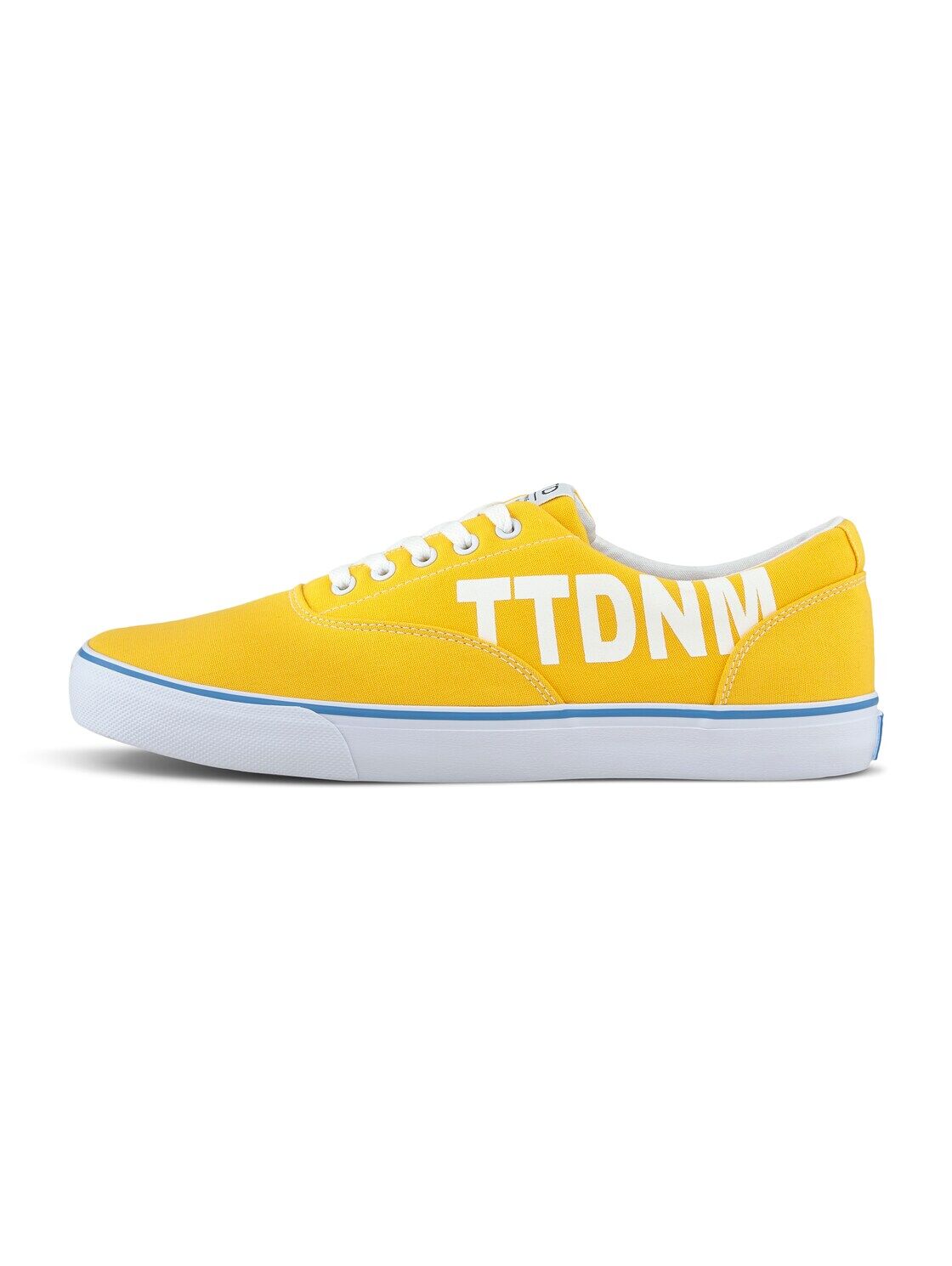 TOM TAILOR DENIM Herren Sneaker mit Logo-Print, gelb, Gr.42