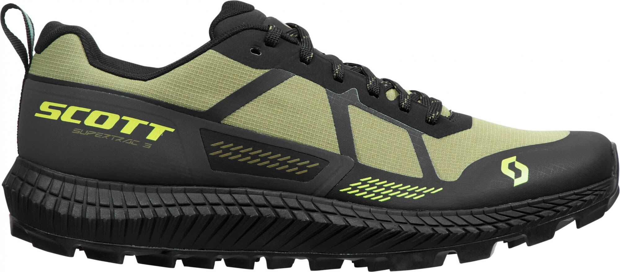 Scott Supertrac 3 Shoe Grün / Schwarz, Herren Trailrunning- & Laufschuhe, Größe EU 45 - Farbe Mud Green - Black