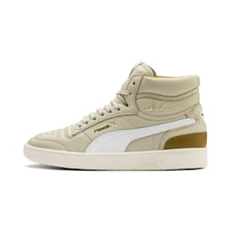 Puma Ralph Sampson Mid Sneaker Schuhe   Mit Aucun   Weiß/Grau   Größe: 41