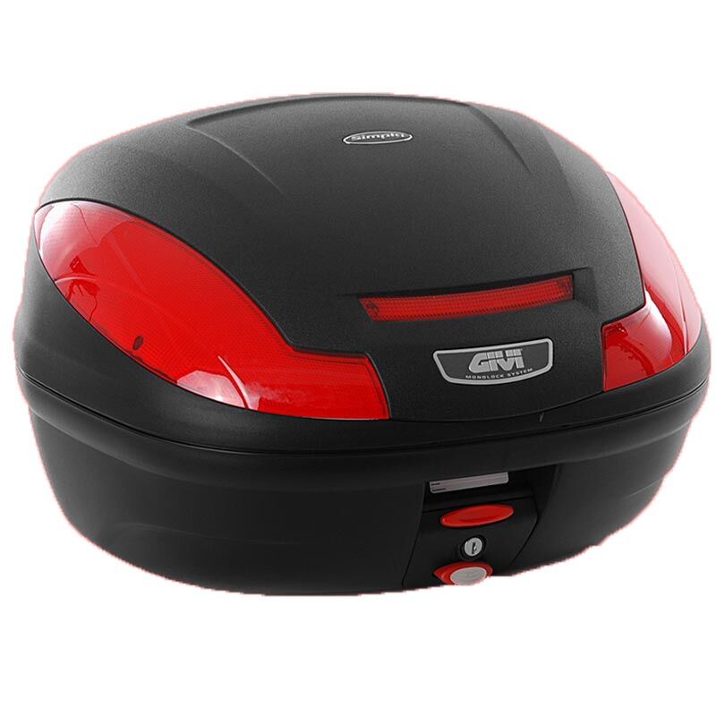 GIVI E470 Simply III Monolock Topcase mit Platte Schwarz 41-50l