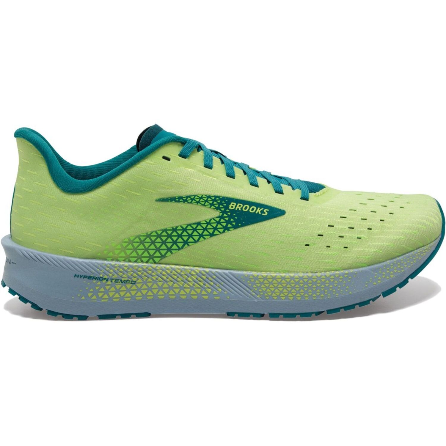 Brooks Hyperion Tempo - Green / Kayaking / Dusty Blue - 42.5 - Herren