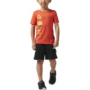 Reebok Træningsdragt Essentials Logo Orange,Sort 5-6 Years