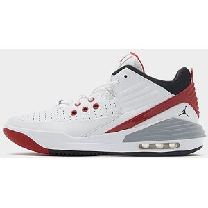 Jordan Max Aura 5 Herre, White/Varsity Red/Wolf Grey/Black