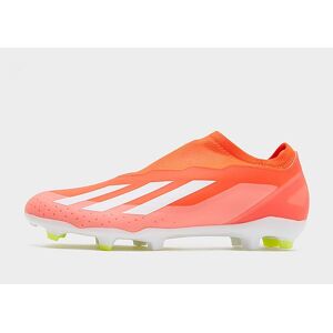 adidas X Crazyfast League Laceless FG, Solar Red / Cloud White / Team Solar Yellow 2