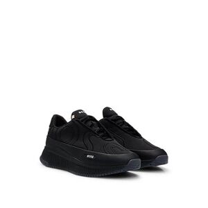 Boss TTNM EVO embroidered-logo trainers with rubberised faux leather
