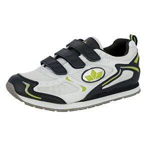 Lico NELSON V Unisex Erwachsene Fitnessschuhe, Weiß/ Marine/ Lemon, 47 EU