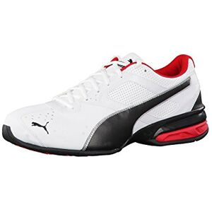 PUMA Herren Tazon 6 FM Low-Top Trainer,  White- Black- Silver, 43 EU