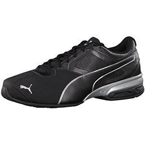 PUMA Herren Tazon 6 FM Low-Top Trainer,  Black- Silver, 42.5 EU