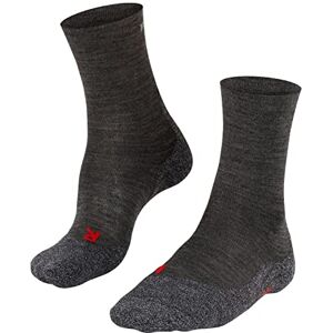 FALKE Herren Wandersocken TK2 Explore Sensitive M SO Wolle antiblasen dick 1 Paar, Grau (Asphalt Melange 3180), 39-41