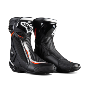 Alpinestars MC-Støvler  SMX Plus V2, Sort/Hvid/Neonrød  M