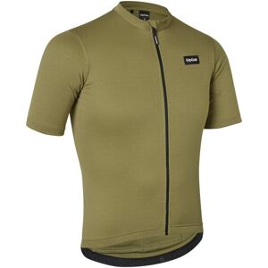 Gripgrab Gravelin Merinotech Cykeltrøje, Olive Green, Medium - Mand - Grøn