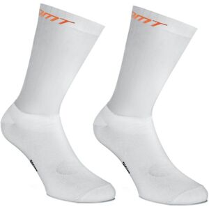 Dmt Classic Race Strømper, White/orange, 37-41 - Mand - Hvid