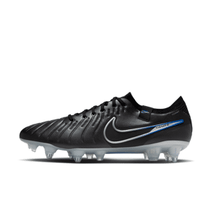 Nike Tiempo Legend 10 Elite-fodboldstøvler (low-top) til blødt underlag - sort sort 43