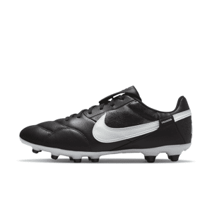 NikePremier 3 Low-Top-fodboldstøvler til græs - sort sort 46