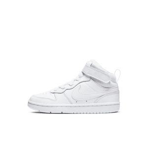 Nike Court Borough Mid 2-sko til mindre børn - hvid hvid 28.5