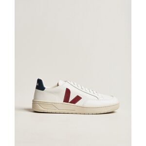 Veja V-12 Leather Sneaker White/Marsala Nautico men 40 Hvid