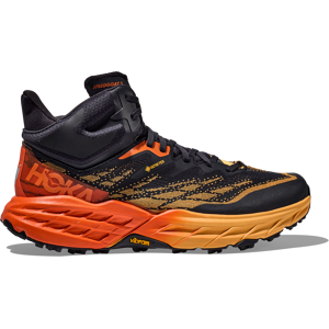 Hoka Men's Speedgoat 5 Mid GORE-TEX Blue Graphite / Amber Yellow 43 1/3, Blue Graphite / Amber Yellow