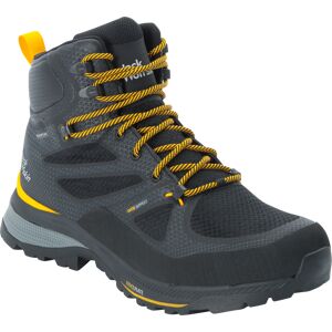 Jack Wolfskin Men's Force Striker Texapore Mid Black / Burly Yellow XT 41, Black / Burly Yellow XT