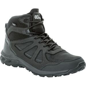 Jack Wolfskin Men's Woodland 2 Texapore Mid Black 45.5, Black