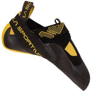 La Sportiva Unisex Theory Climbing Shoes (2021) Black 45, Black/Yellow