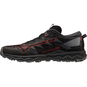 Mizuno Men's Wave Daichi 7 Gore-Tex Black/BSweet/IronGate 44.5, Black/Bittersweet/Iron Gate