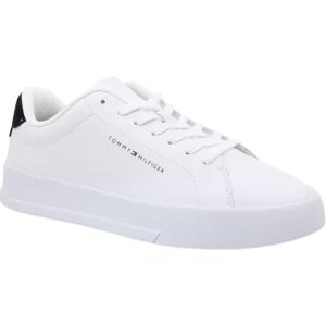 Tommy Hilfiger Court Leather FM0FM04971-0LE WHITE/DESERT SKY 48