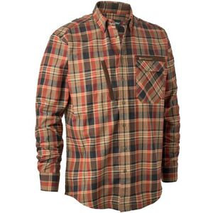 Deerhunter Mens Hektor Shirt, Orange Check 41 / 42