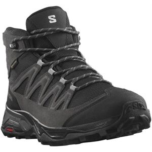 Salomon X Ward Leather Mid GTX Mens, Phantom / Black 43