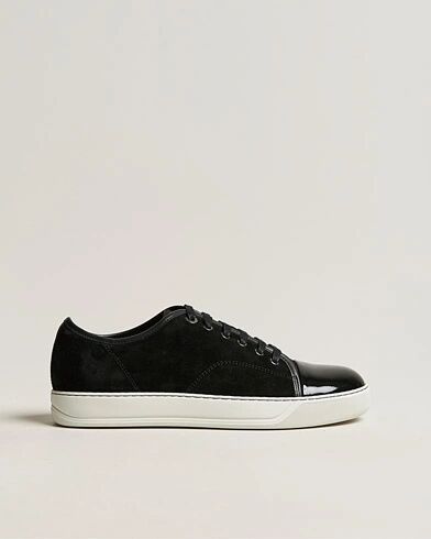 Lanvin Patent Cap Toe Sneaker Black men UK9 - EU43 Sort