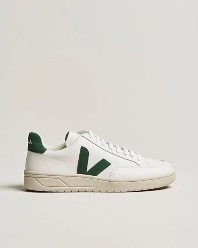 Veja V-12 Leather Sneaker Extra White/Cyprus men 43 Hvid