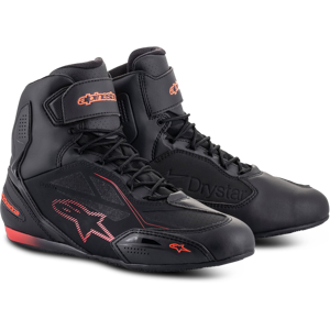 Alpinestars Zapatillas de Moto  Faster-3 Drystar® Negro-Rojo