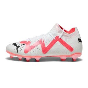 Puma FUTURE PRO FG/AG - Botas de fÃºtbol con tacos moldeados hombre white/puma black/fire orchid