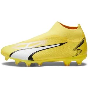 Puma ULTRA MATCH+ LL FG/AG - Botas de fÃºtbol con tacos moldeados hombre yellow blaze/puma white/puma black