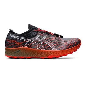 Asics FUJISPEED - Zapatillas de trail hombre black/cherry tomato