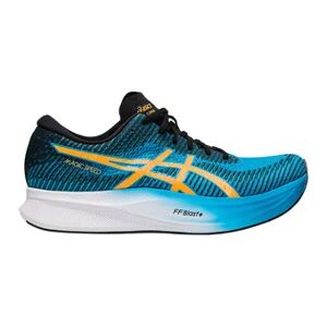 Asics MAGIC SPEED 2 - Zapatillas running hombre island blue/orange pop