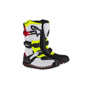 Botas Trial Alpinestars Tech-T Blanco Rojo Amarillo Fluor Negro  200401