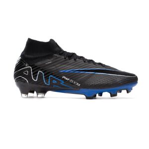 Nike - Bota de fútbol Air Zoom Mercurial Superfly 9 Elite FG, Unisex, Black-Chrome-Hyper Royal, 10 USA