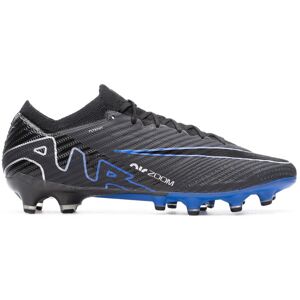 Nike - Bota de fútbol Air Zoom Mercurial Vapor 15 Elite AG-Pro, Unisex, Black-Chrome-Hyper Royal, 8 USA