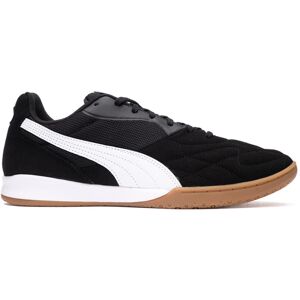 Puma - Zapatilla de fútbol sala King Top IT, Unisex, Black-White-Gold, 7.5 UK